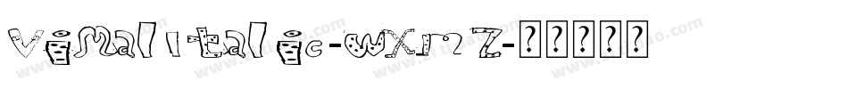 VimalItalic-wXMz字体转换