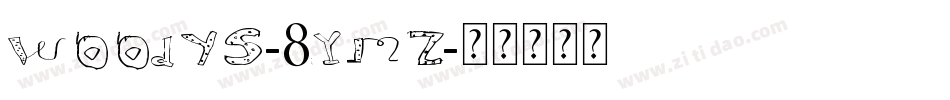 Woodys-8YMz字体转换