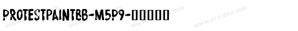 ProtestpaintBb-m5P9字体转换