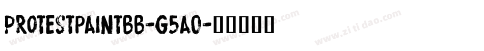 Protestpaintbb-G5aO字体转换