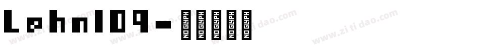LEHN109字体转换