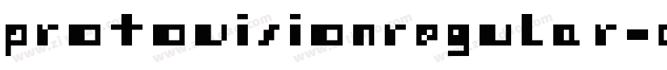 ProtovisionRegular-D109字体转换