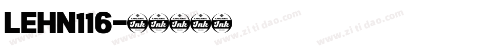LEHN116字体转换