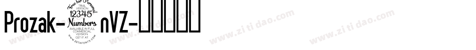 Prozak-3nVZ字体转换