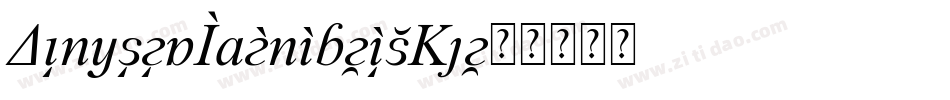 TelfordItalic-z9Gw字体转换