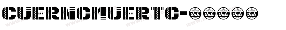 CUERNOMUERTO字体转换