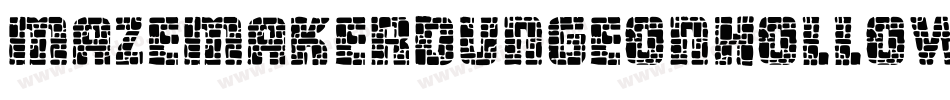 MazeMakerDungeonHollow-6neD字体转换