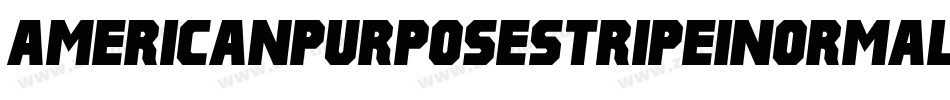 AmericanPurposeStripe1NormalItalic-y205字体转换