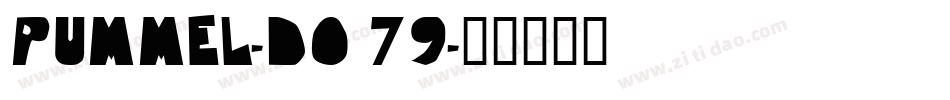 Pummel-D079字体转换