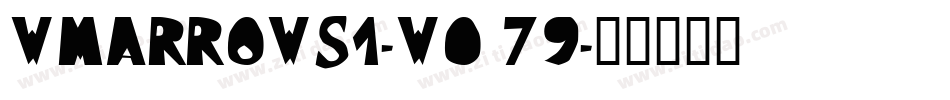 Wmarrows1-W079字体转换