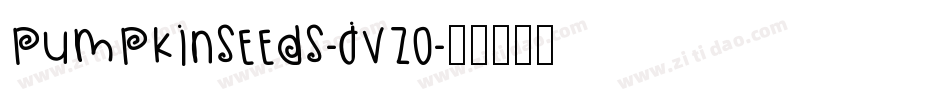 Pumpkinseeds-jvZO字体转换