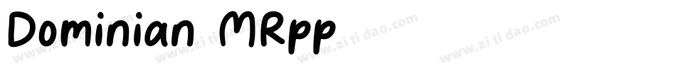 Dominian-MRpp字体转换