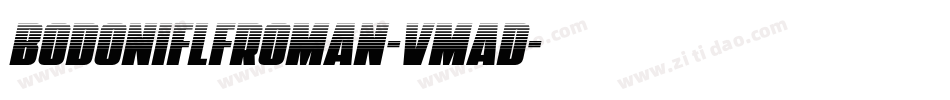 BodoniflfRoman-vmAD字体转换