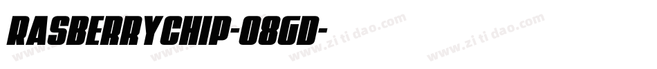 RasberryChip-O8Gd字体转换
