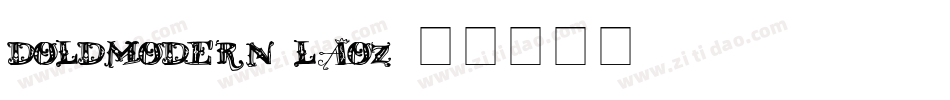 DOldModern-LAoZ字体转换 DOldModern-LAoZ字体转换