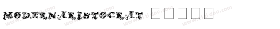 Modern_Aristocrat字体转换