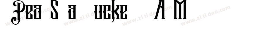 2PeasSpazbucket-nA6M字体转换