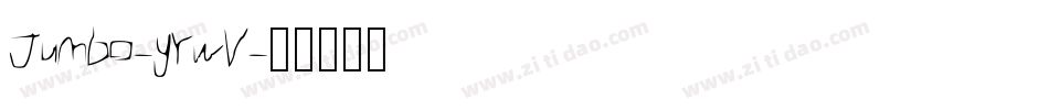 Jumbo-yYwV字体转换