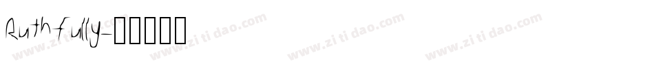 Ruthfully字体转换