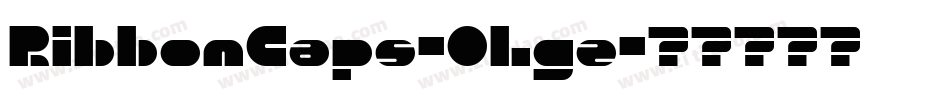 RibbonCaps-0Lgz字体转换