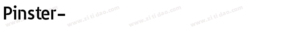 Pinster字体转换