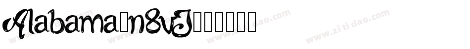 Alabama-n8vJ字体转换