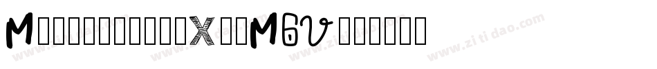 MegalopolisX-xM6V字体转换 MegalopolisX-xM6V字体转换