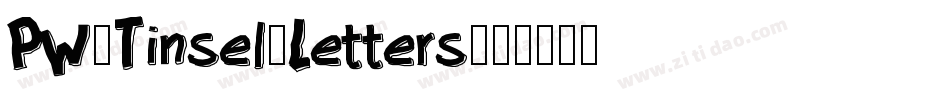 PW-Tinsel-Letters字体转换