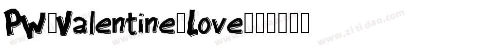 PW-Valentine-Love字体转换