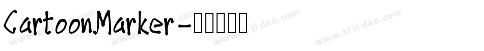 CartoonMarker字体转换