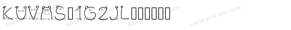 Kuvas-1G2JL字体转换