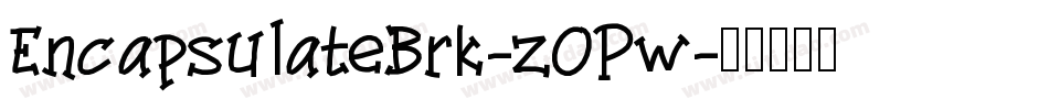 EncapsulateBrk-zOPw字体转换
