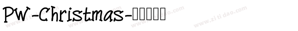 PW-Christmas字体转换