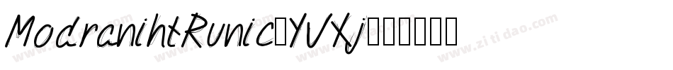ModranihtRunic-YVXj字体转换
