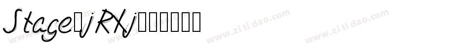 Stage-jRXj字体转换