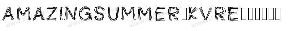 Amazingsummer-KvRe字体转换