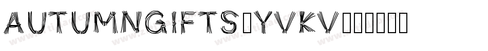 AutumnGifts-YVKv字体转换