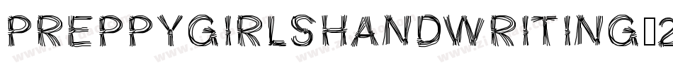 Preppygirlshandwriting-2dKv字体转换