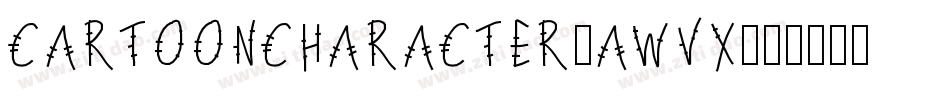 CartoonCharacter-aWvx字体转换