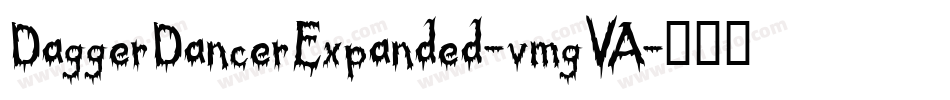 DaggerDancerExpanded-vmgVA字体转换