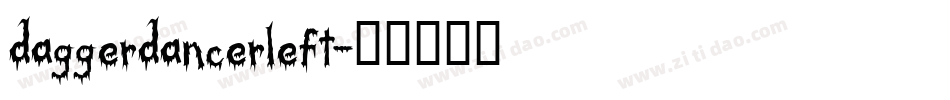 daggerdancerleft字体转换