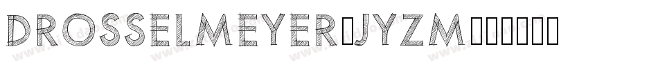 Drosselmeyer-JYzM字体转换