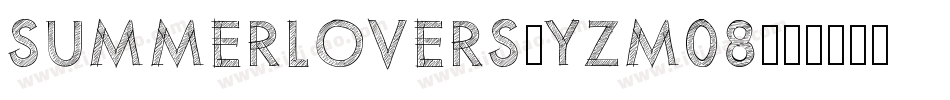 SummerLovers-YzM08字体转换