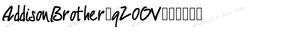 AddisonBrother-qZ0OV字体转换