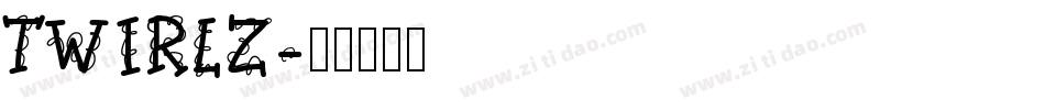 TWIRLZ字体转换
