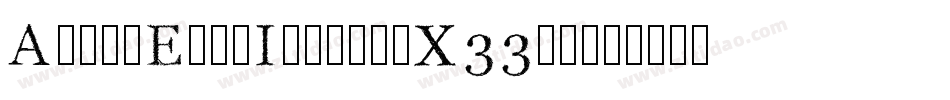 AngelEyesItalic-X33wo字体转换