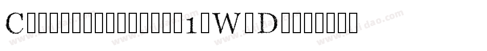 Centreclawsbeam1-WoDz字体转换