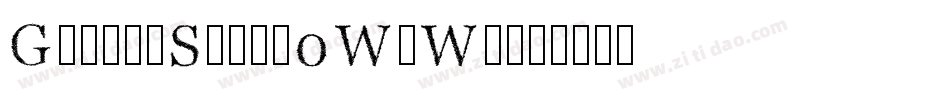 GilaniSign-0WvWo字体转换