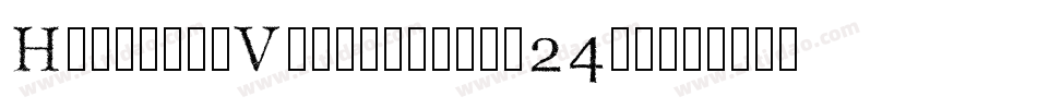 HelvetiaVerbundene-24wo字体转换
