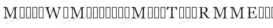 MuchaWoMinagaraMilkTea-RMME字体转换